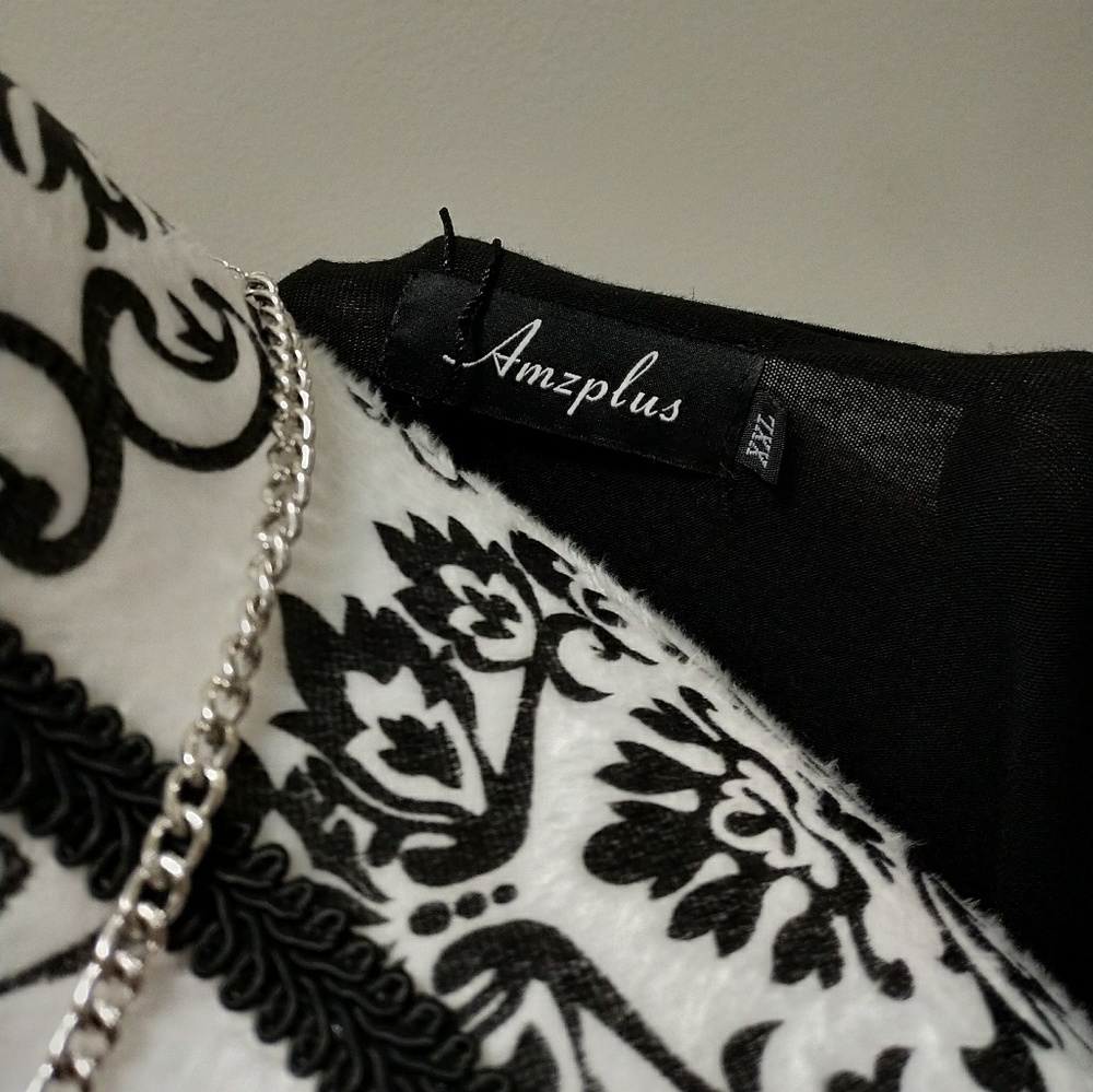 Amzplus Black Ombre Dress - Picture 3 of 4